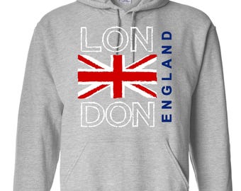 London Flag Hoodie: British Design Pullover