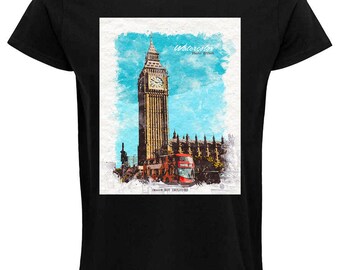 Sustainable Big Ben T-Shirt: Eco-Friendly London Graphic Tee