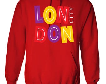 London City Hoodie: British Souvenir Sweatshirt