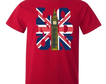 Big Ben London T-Shirt for Adults | Classic British Design Tee | Must-Have London Souvenir