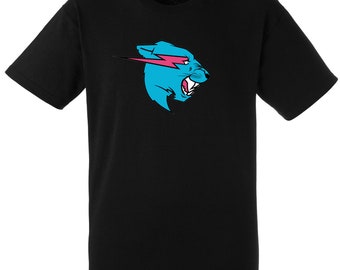 Mr-Beast Famous  Youtuber Gamer Esprots Logo Print T-Shirt Hoodies for Boys Beast T-shirt
