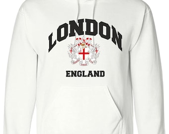 London England Hoodie: UK Symbol Graphic Sweatshirt