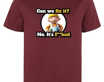 Funny Construction Worker Graphic Tee – Black Unisex T-Shirt for kids and adults