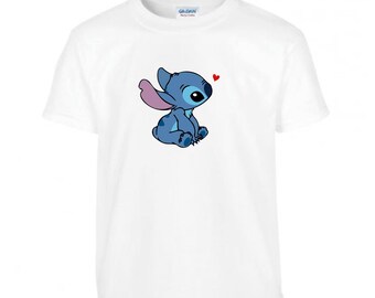 Ohana Stitch T-Shirt | Family Matching Cotton Tees