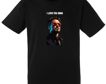 I Love You 3000 T-Shirt: Superhero Pop Art Graphic Tee