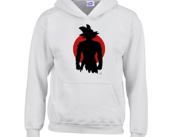 Dragon Ball Z Goku Hoodie – Anime Silhouette Design for Kids & Adults Fans