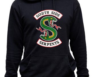 South Side Serpents Hoodie Archie Snake Biker Mc Motorcycle Club Riverdale FP for adults.
