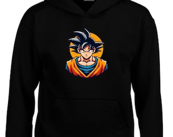 Kids Anime Style Graphic T-Shirt – Big Bold Cartoon Character Print Tee