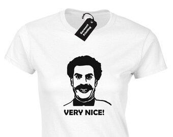 GIFT FOR HIM FUNNY TEE BIRTHDAY GIFT GIFT FOR HER VERY NIIICE BORAT T-SHIRT 