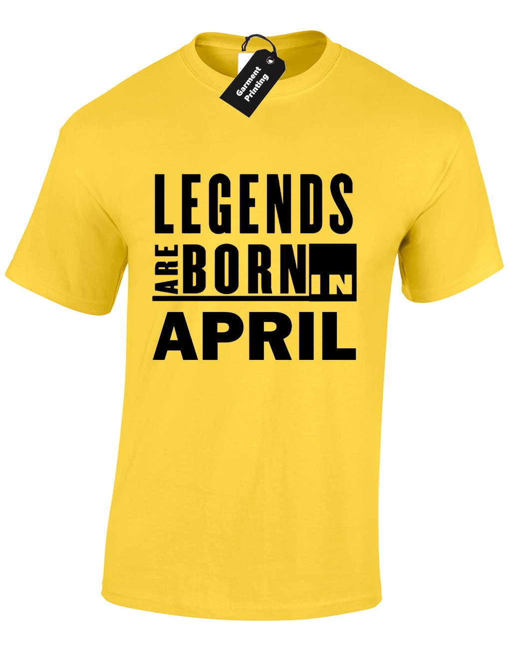 Discover Legends are born in april mens t shirt cool funny birthday gift T-Shirt