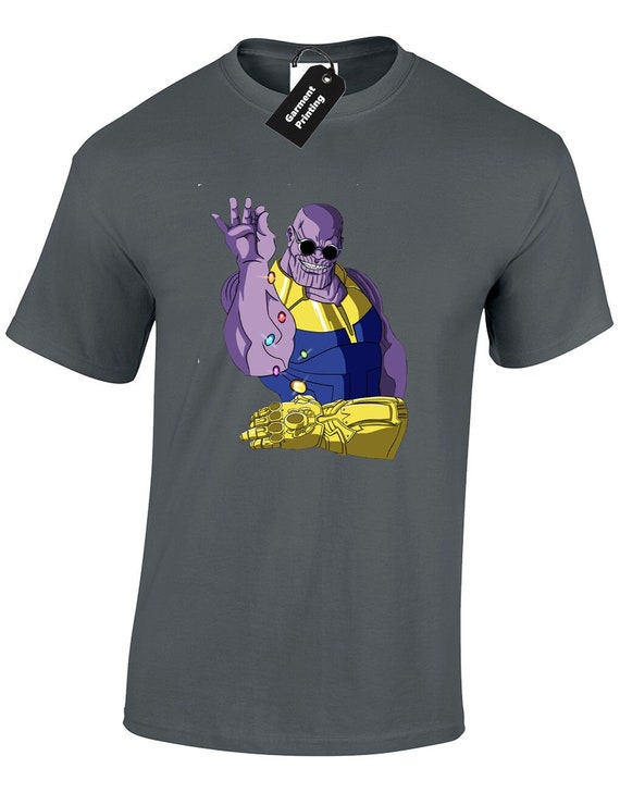 Funny thanos t shirt Clearance