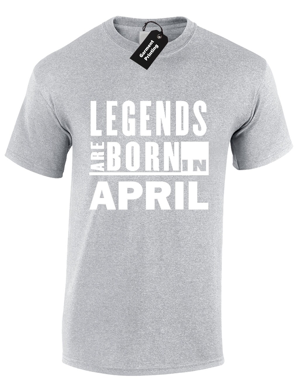 Discover Legends are born in april mens t shirt cool funny birthday gift T-Shirt