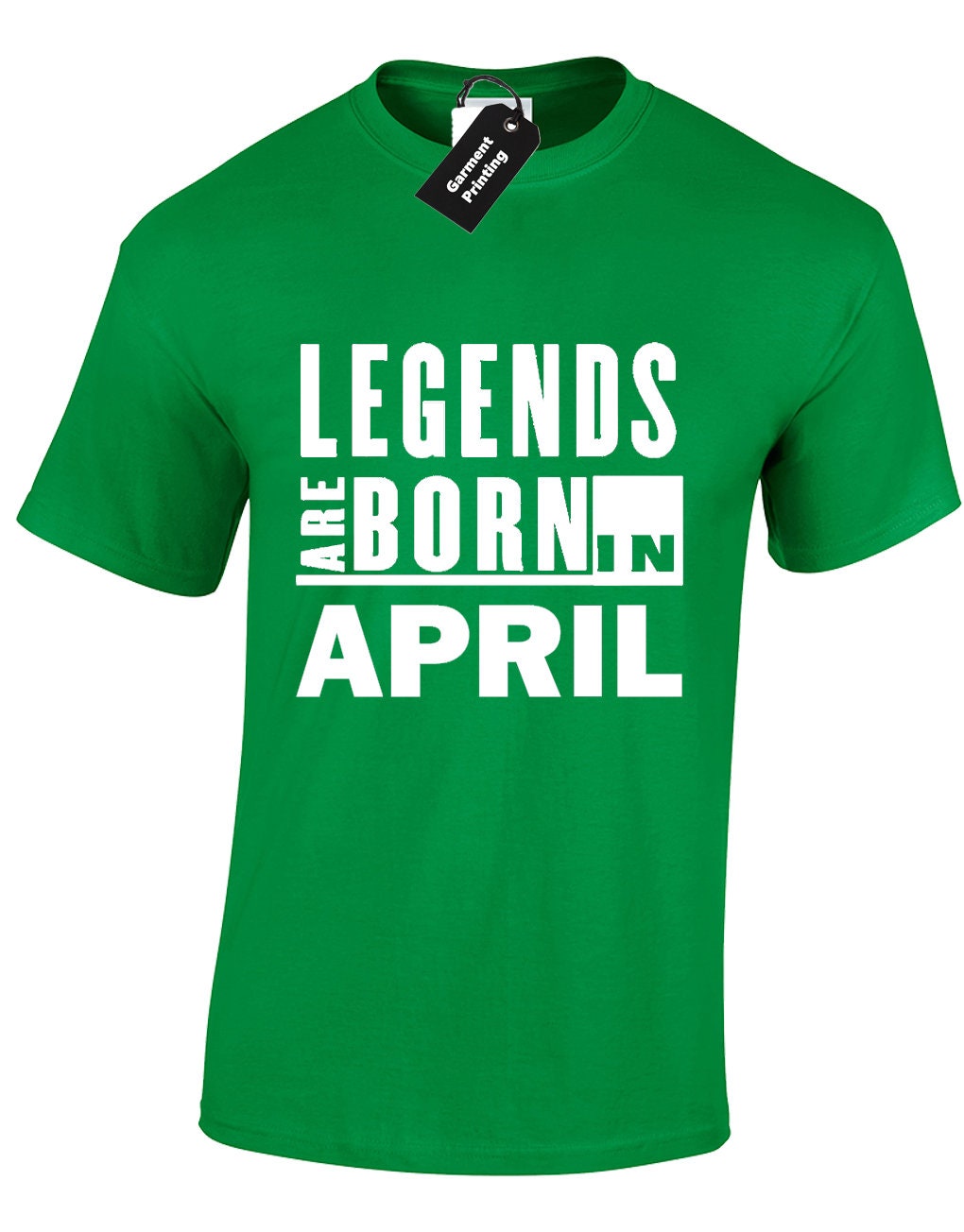 Discover Legends are born in april mens t shirt cool funny birthday gift T-Shirt