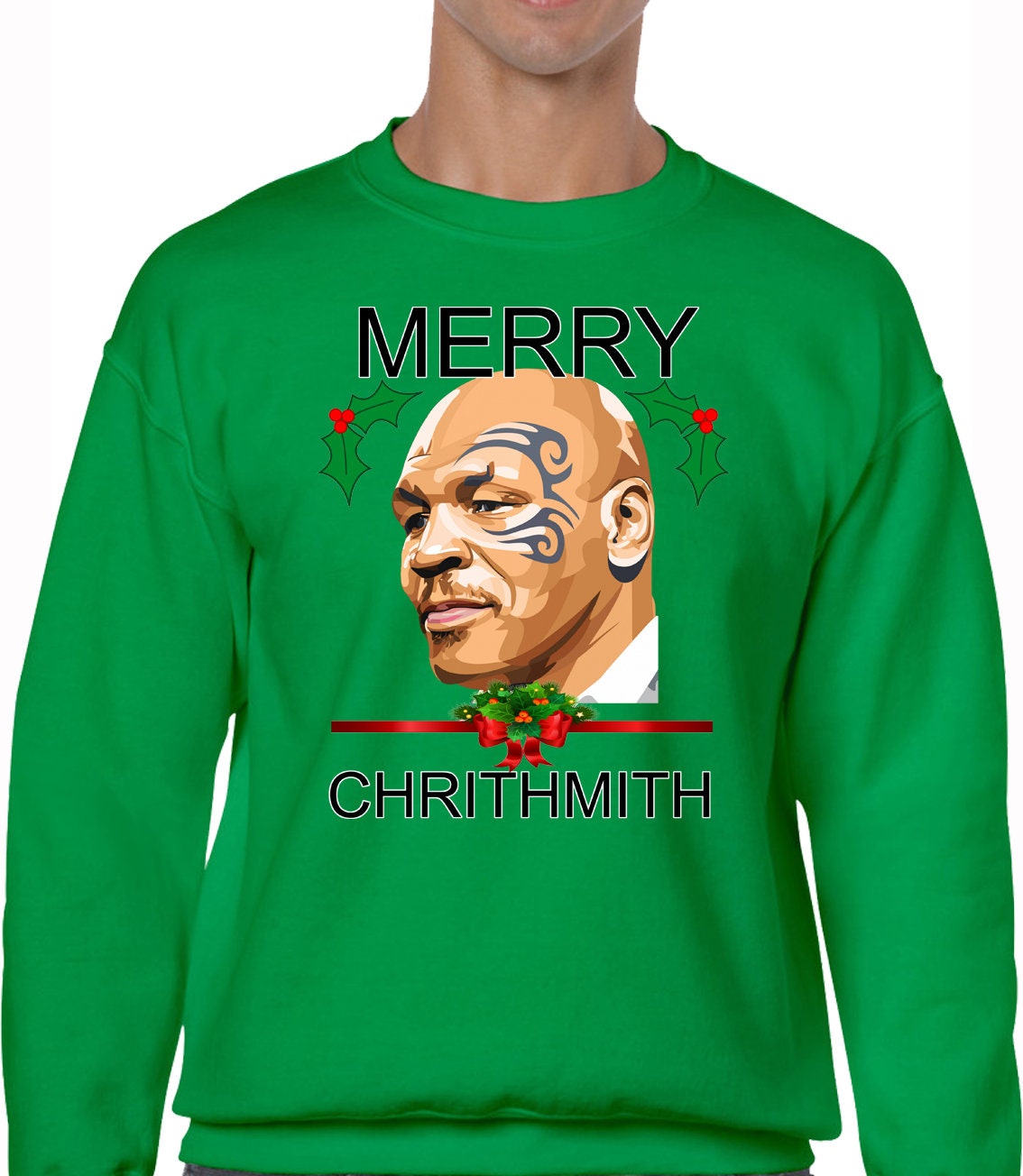 Merry Chrithmith Funny Christmas Jumper Tyson Design Joke Fun Etsy UK