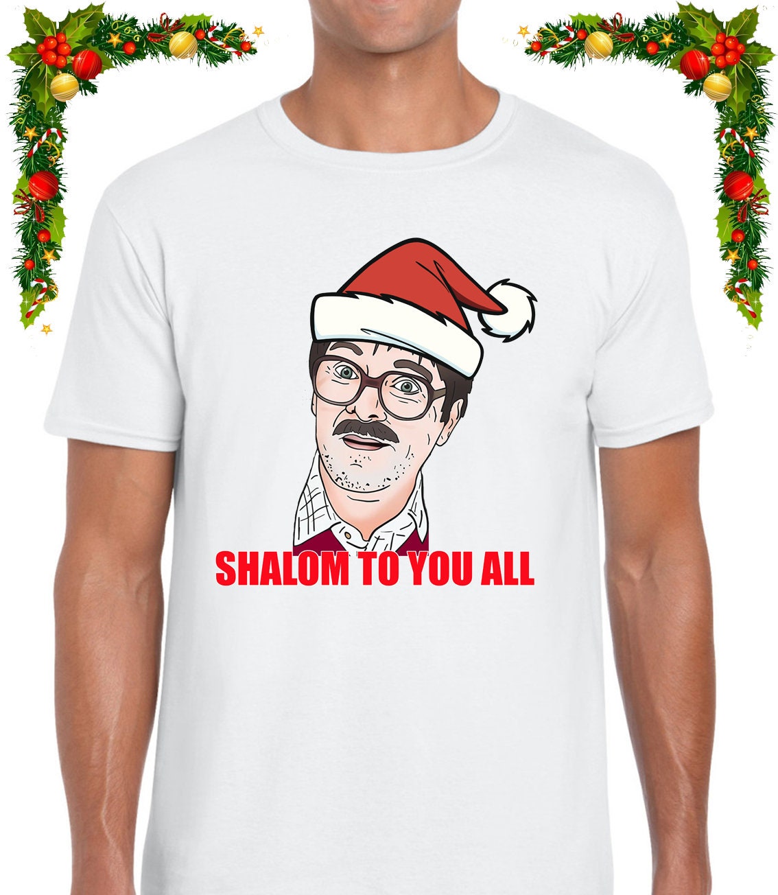 Discover Shalom to you all christmas mens t shirt