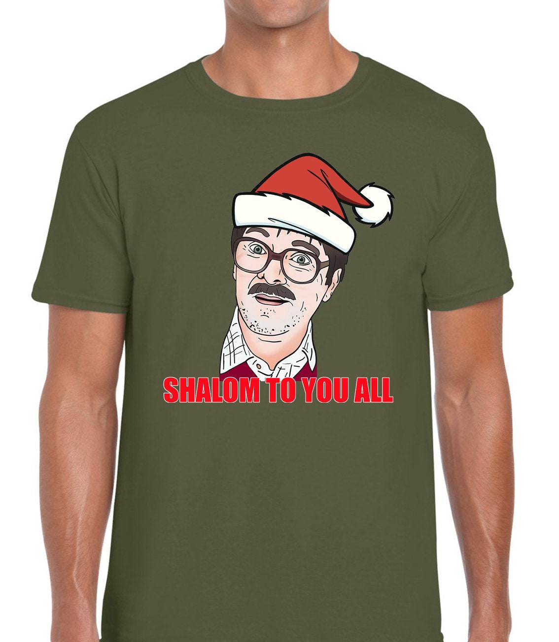 Discover Shalom to you all christmas mens t shirt