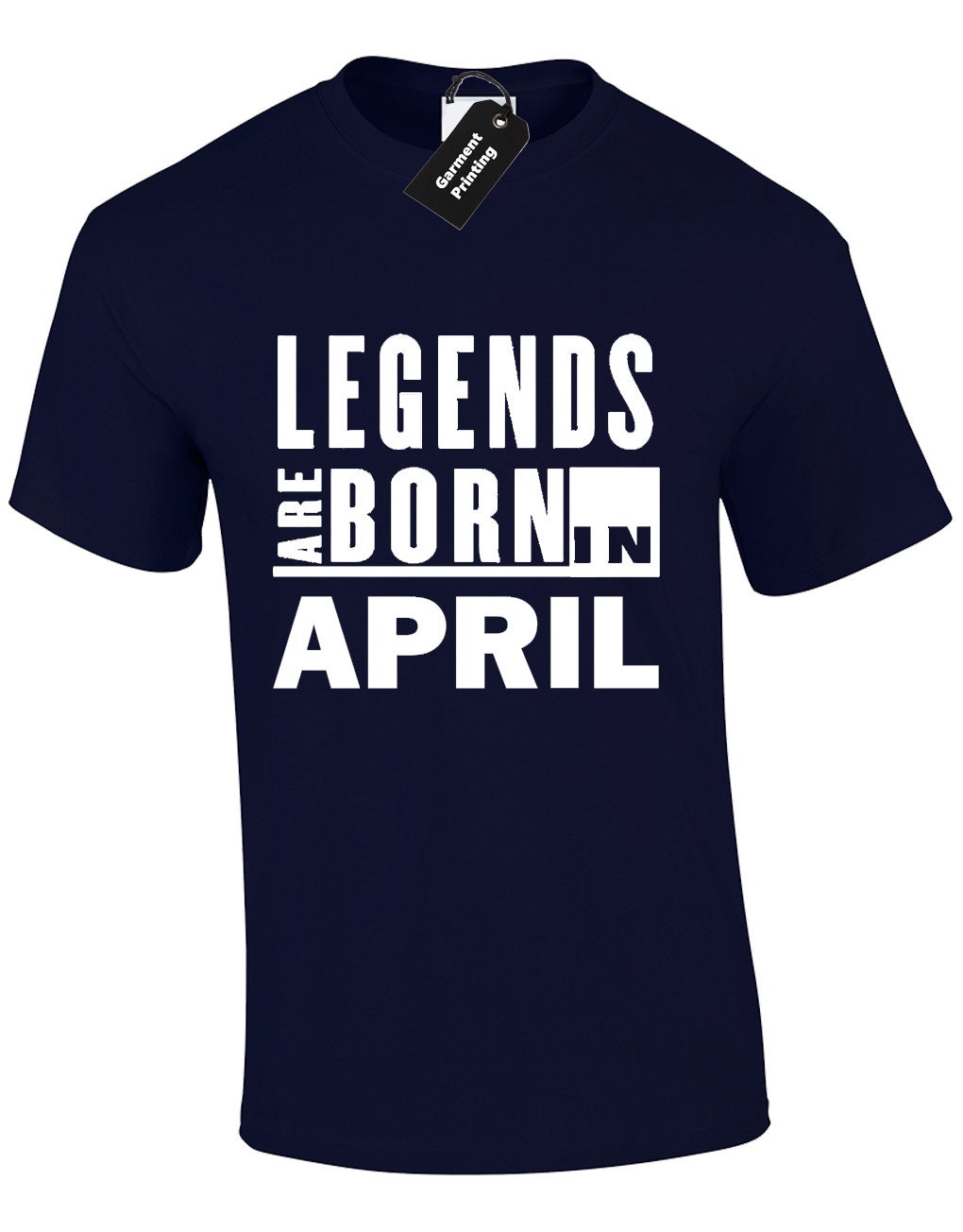 Discover Legends are born in april mens t shirt cool funny birthday gift T-Shirt