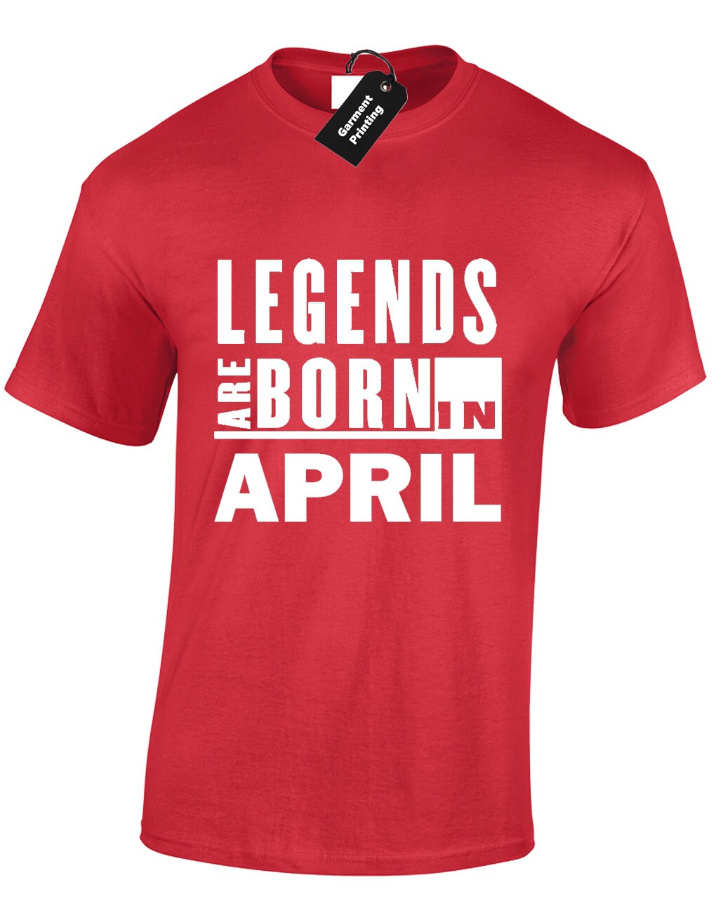 Discover Legends are born in april mens t shirt cool funny birthday gift T-Shirt