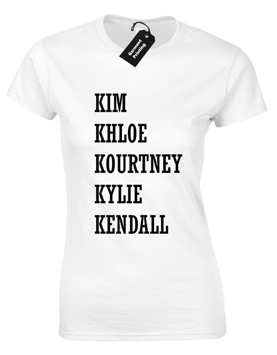 Kim Khloe Ladies T Shirt Women Cool 