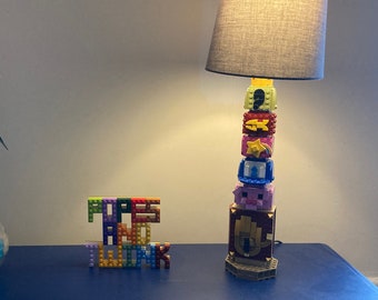 Gravity Falls Inspired Lamp Made From LEGO® Elements