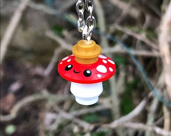 Fly Agaric Mushroom Necklace Made From LEGO® Elements Mycology