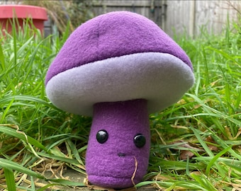 Mushroom Fungi Violet Webcap Fleece Plush Mycology Woodland