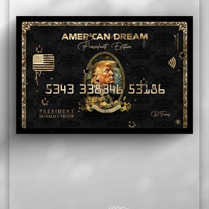 Donald trump gold cards - Etsy 日本