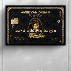 シェーンボーデン　オリジナルアート　アメリカン・エキスプレス・カード風アート American express art - Etsy 日本