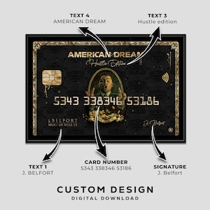 Wolf of Wall Street Art: Gold & Black Hustle Edition (Digital Download