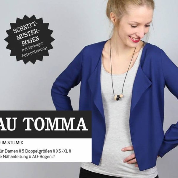 Schnittmuster Jacke Frau Tomma von Studio Schnittreif