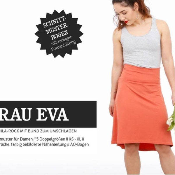 Pattern Jersey Skirt - Mrs. Eva by Studio Schnittreif
