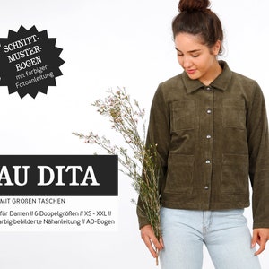 Pattern short jacket - Mrs. Dita by Studio Schnittreif