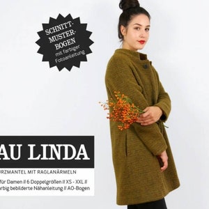 Pattern narrow coat - Mrs. Linda by Studio Schnittreif
