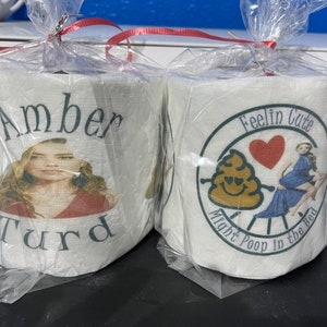 Amber Heard “Turd” Toilet Paper Set Of 2