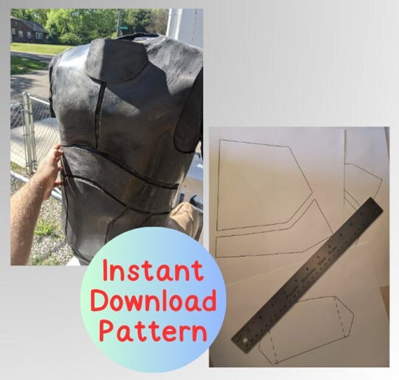 Instant Download Digital NCR Ranger Armor Pattern Fallout Cosplay New Vegas Costume DIY Blueprint Video Game Plan Apocalypse Wasteland