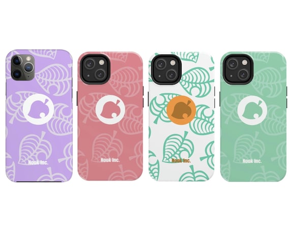 Nook Phone Case Tough Phone Cases Case-Mate iPhone Animal Crossing New Horizons ACNH Inspired AC Multiple Colors Merch Gift Nook Inc