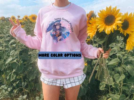Japan Gospel Project Unisex Sweatshirt, Christian Apparel, Christian Manga Top, Japanese Anime Shirt, Cozy Sweater