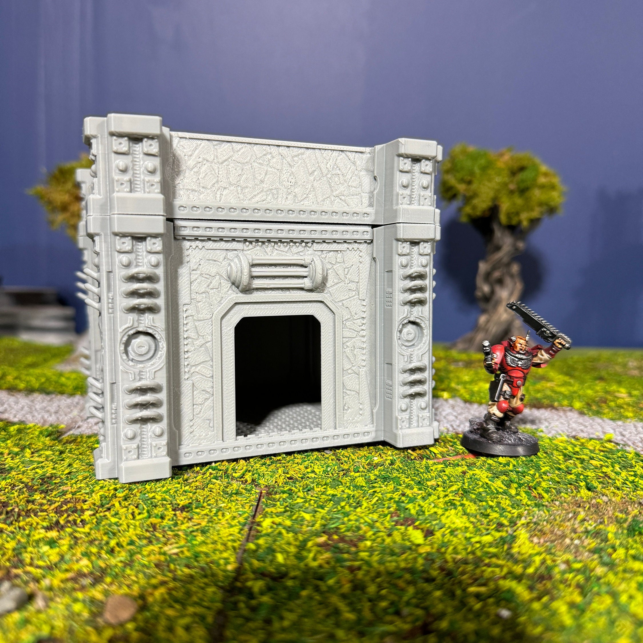 Gothic Building Sci-Fi Wargaming Terrain: 3D Printed — Gray Scalp ...