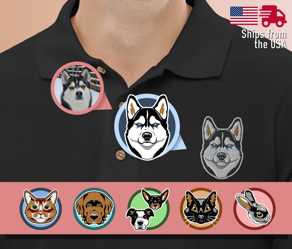 Huskies golf jersey