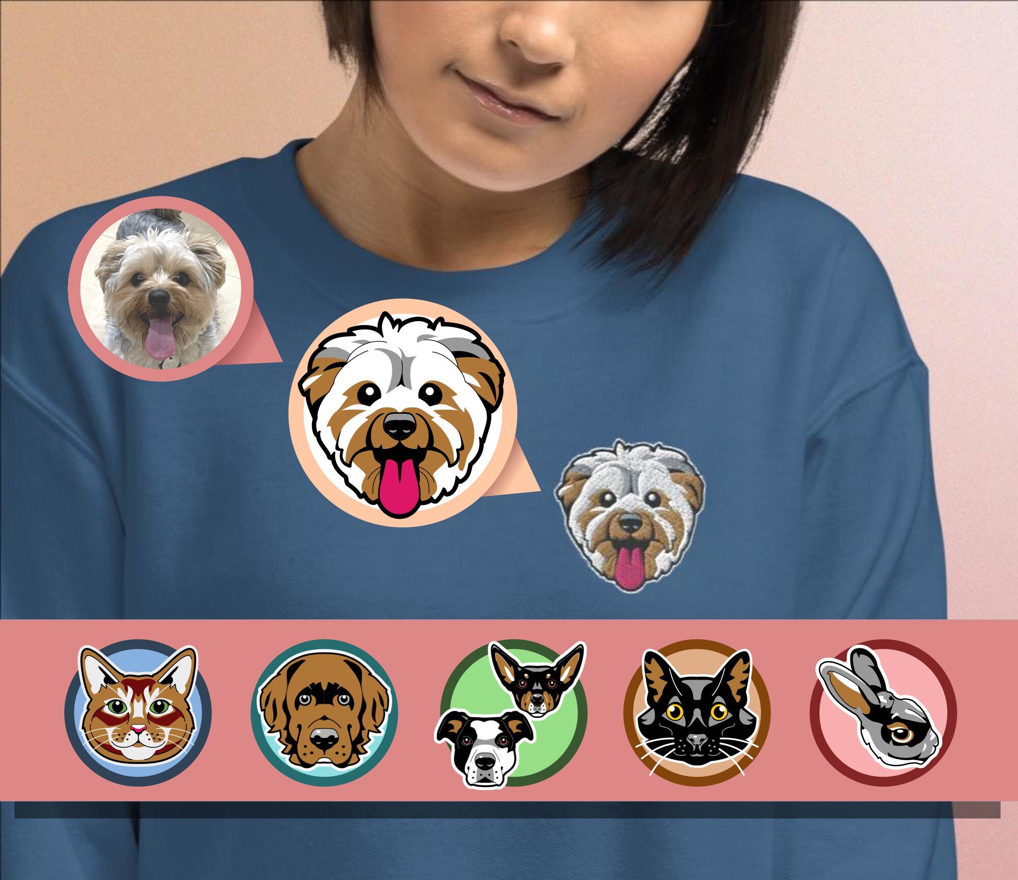 etsy dog sweatshirt