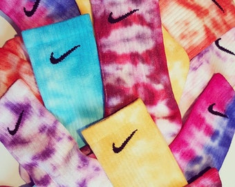 Multicolour Tie Dye Fashion Sport Socks