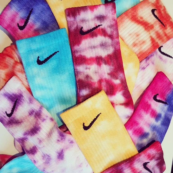 Multicolour Tie Dye Fashion Sport Socks