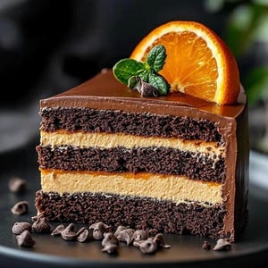 Best Recipe for Chocolate Orange Cheesecake Layer Cake Digital Download