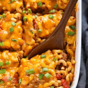 Cheesy Hamburger Casserole Recipe (Digital Download)
