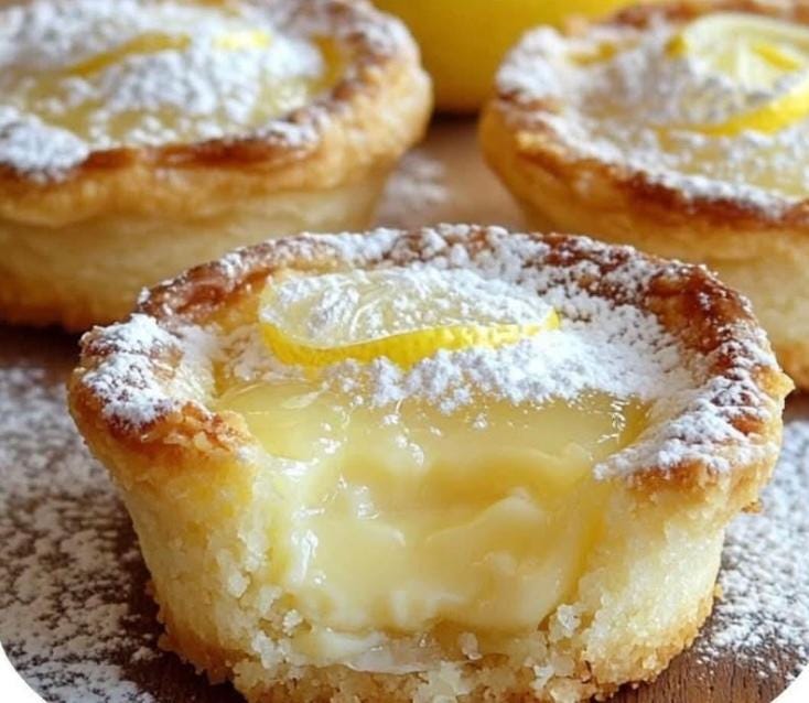 Best Recipe for Baby Lemon Impossible Pies Recipe - Vintage Mini Custard Pie- Easy Dessert Download