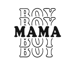 Garçon Maman SVG