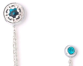 Anstecknadel Kette aus Kristall, Unisex Anstecknadel Brosche, Anstecknadeln Männer, Anstecknadel für Frauen, Handgemachte Anstecknadel Gold Reverskette