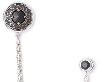 Anstecknadel Kette aus Kristall, Unisex Anstecknadel Brosche, Anstecknadeln Männer, Anstecknadel für Frauen, Handgemachte Anstecknadel Gold Reverskette