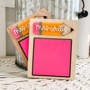 Teacher Gift Sticky Note Holder