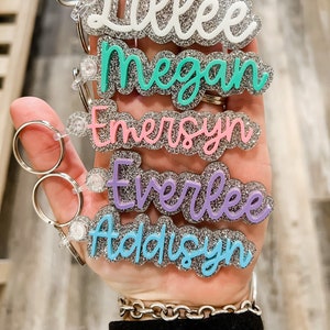 Personalized acrylic keychain